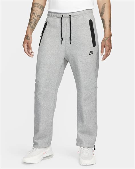 Nike Sportswear Tech Fleece joggingbroek met open zoom voor 